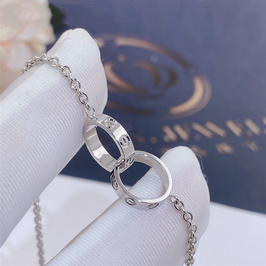 [Clover-Jewelry]LOVE BRACELET DOUBLE RING