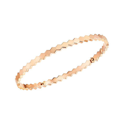 [Clover-Jewelry]BEE LOVE PINK GOLD BRACELET