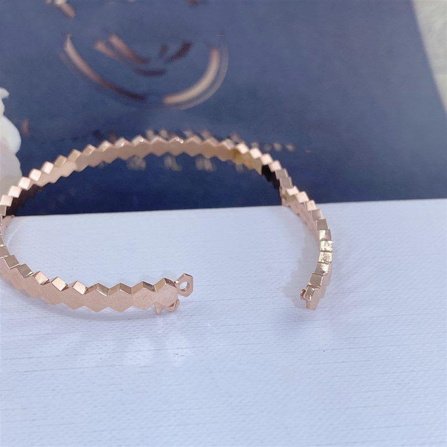 [Clover-Jewelry]BEE LOVE PINK GOLD BRACELET