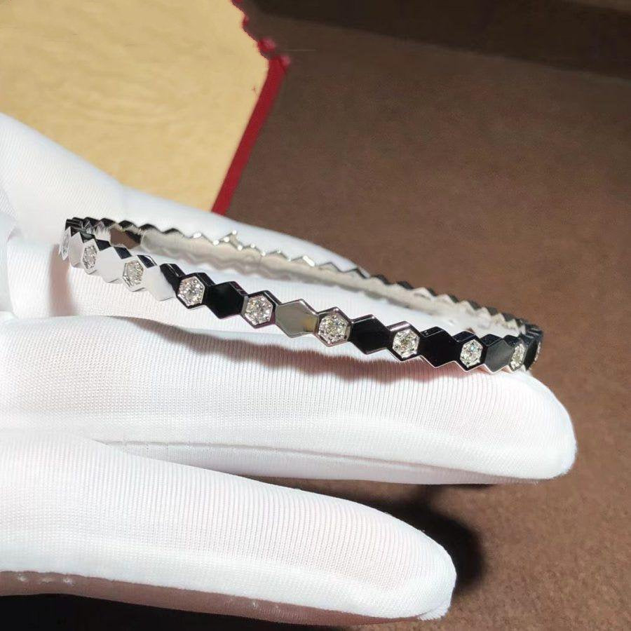 [Clover-Jewelry]BEE LOVE SILVER DIAMOND BRACELET