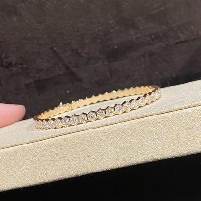 [Clover-Jewelry]BEE LOVE GOLD BRACELET FULL DIAMOND