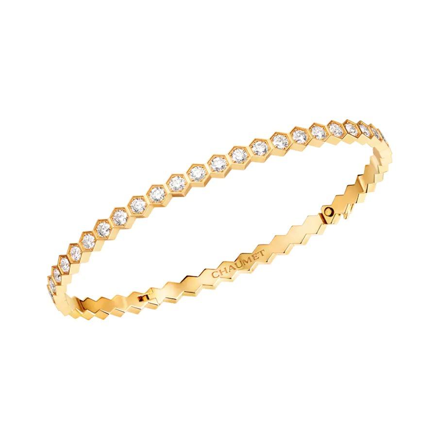 [Clover-Jewelry]BEE LOVE GOLD BRACELET FULL DIAMOND