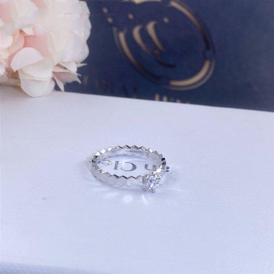 [Clover-Jewelry]BEE LOVE RING SILVER 1 DIAMOND