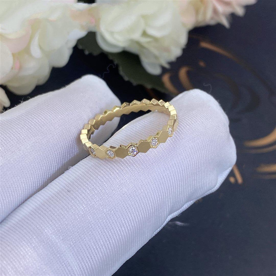 [Clover-Jewelry]BEE LOVE RING GOLD DIAMOND