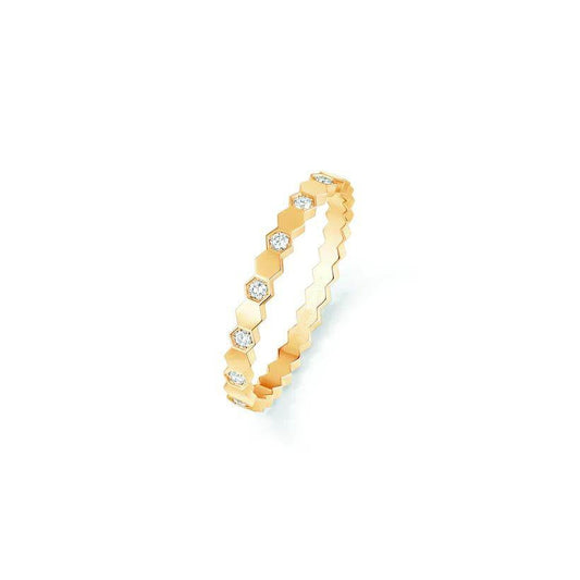 [Clover-Jewelry]BEE LOVE RING GOLD DIAMOND