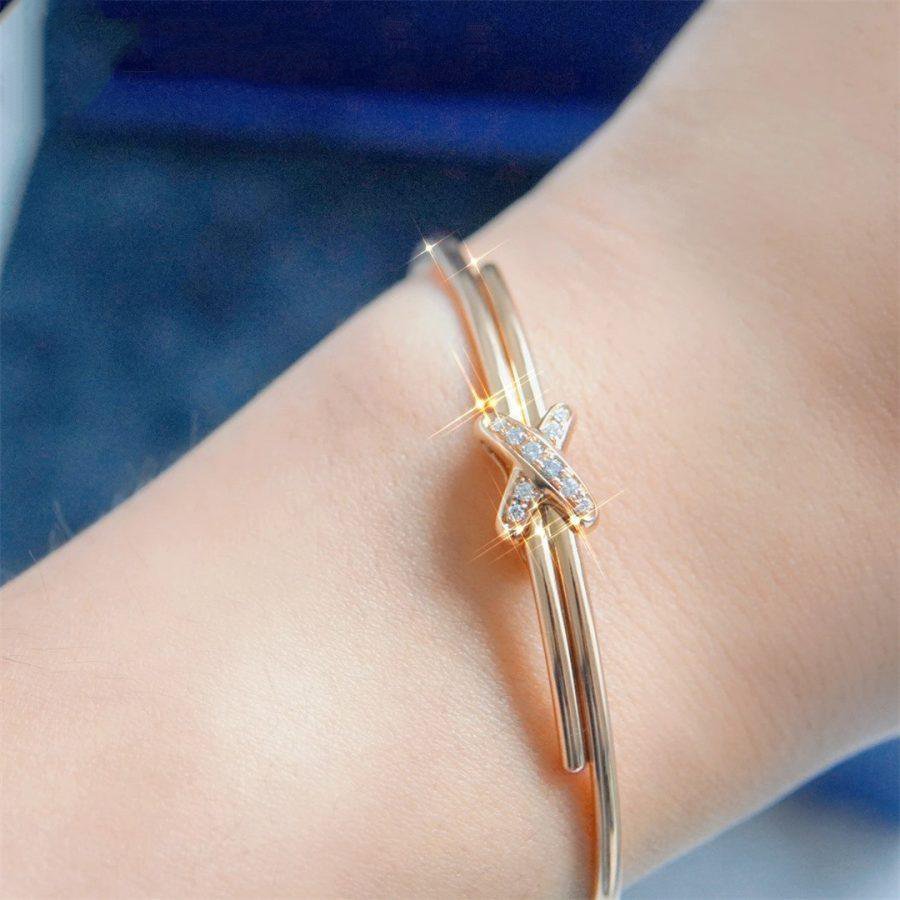 [Clover-Jewelry]JEUX DE BRACELET PINK GOLD DIAMONDS