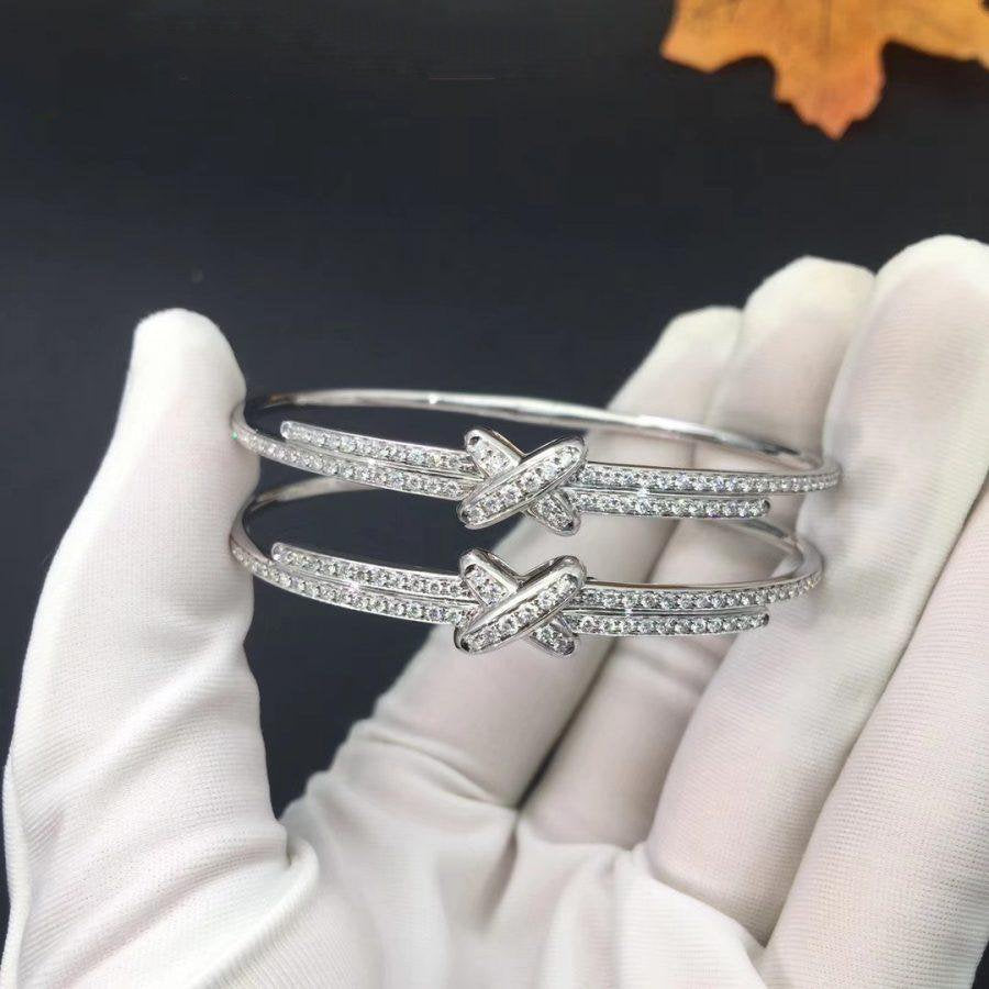 [Clover-Jewelry]JEUX DE BRACELET DIAMONDS SILVER