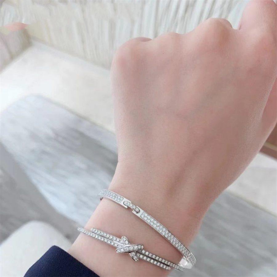 [Clover-Jewelry]JEUX DE BRACELET DIAMONDS SILVER