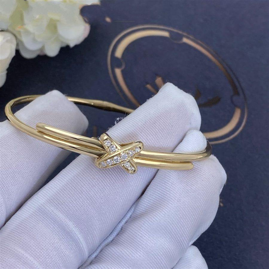 [Clover-Jewelry]JEUX DE BRACELET GOLD DIAMONDS