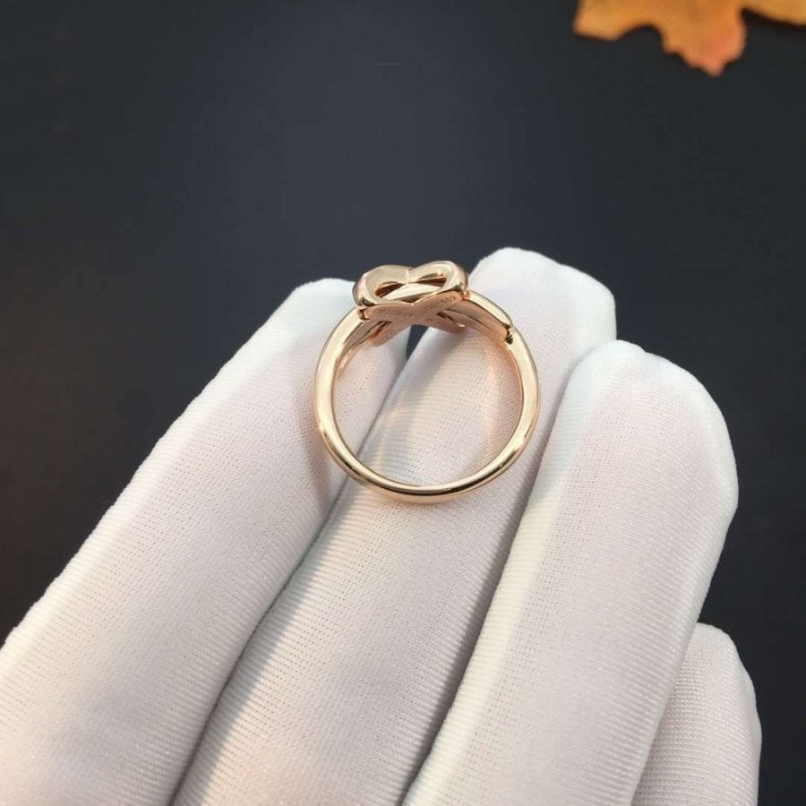 [Clover-Jewelry]JEUX DE PINK GOLD DIAMOND RING