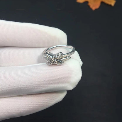 [Clover-Jewelry]JEUX DE SILVER DIAMOND RING