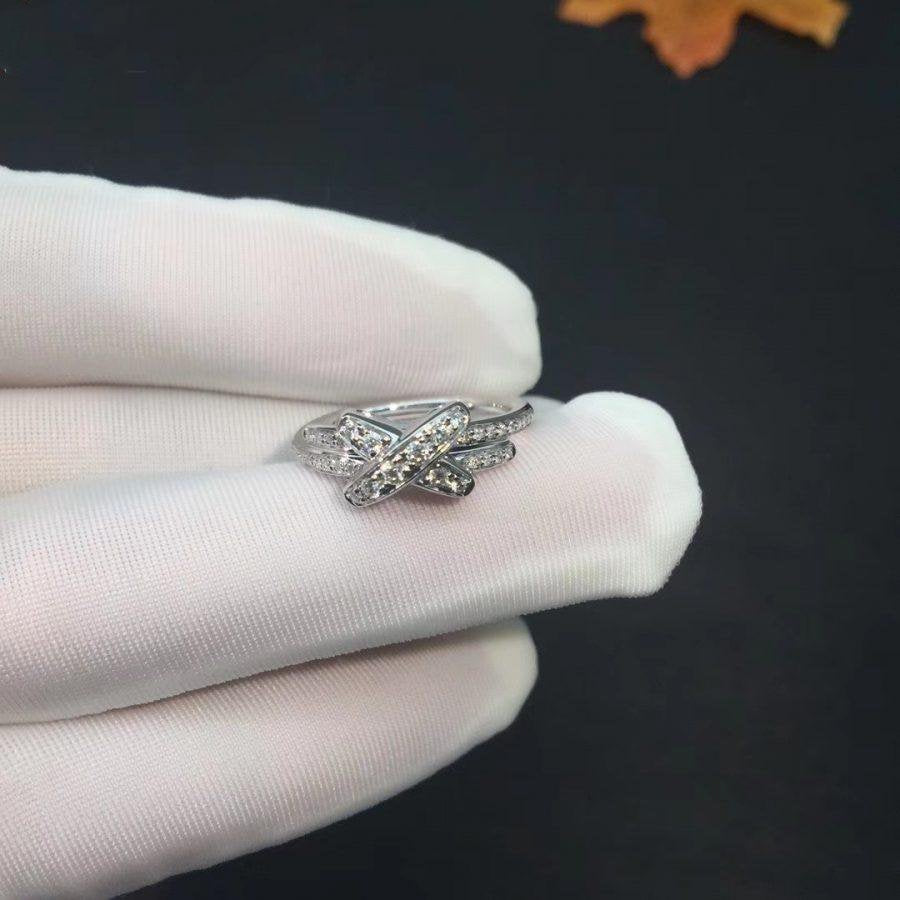 [Clover-Jewelry]JEUX DE SILVER DIAMOND RING