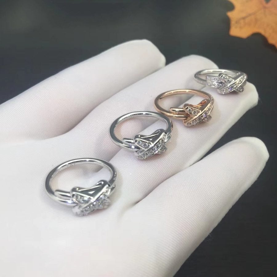 [Clover-Jewelry]JEUX DE SILVER DIAMOND RING