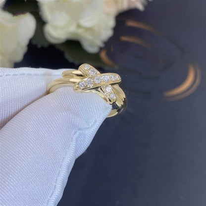 [Clover-Jewelry]JEUX DE GOLD DIAMOND RING