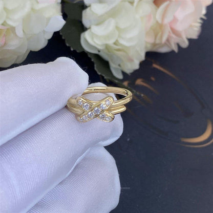 [Clover-Jewelry]JEUX DE GOLD DIAMOND RING