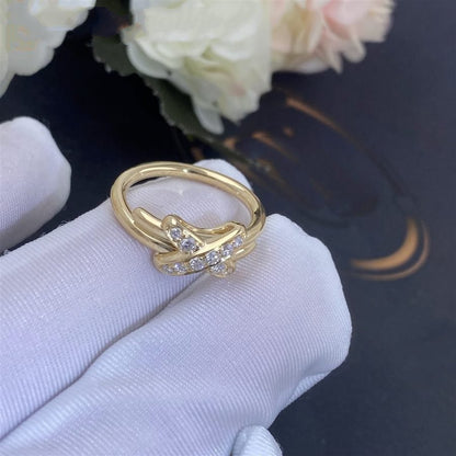 [Clover-Jewelry]JEUX DE GOLD DIAMOND RING