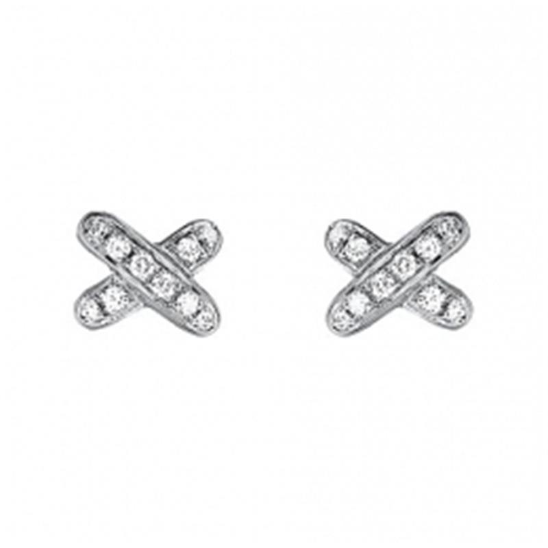 [Clover-Jewelry]JEUX DE DIAMOND EARRINGS