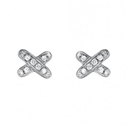 [Clover-Jewelry]JEUX DE DIAMOND EARRINGS