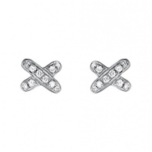 [Clover-Jewelry]JEUX DE DIAMOND EARRINGS