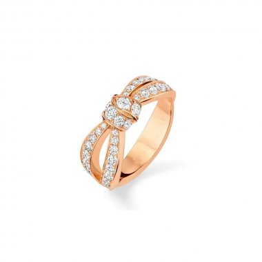 [Clover-Jewelry]LIENS PINK GOLD DIAMOND RING