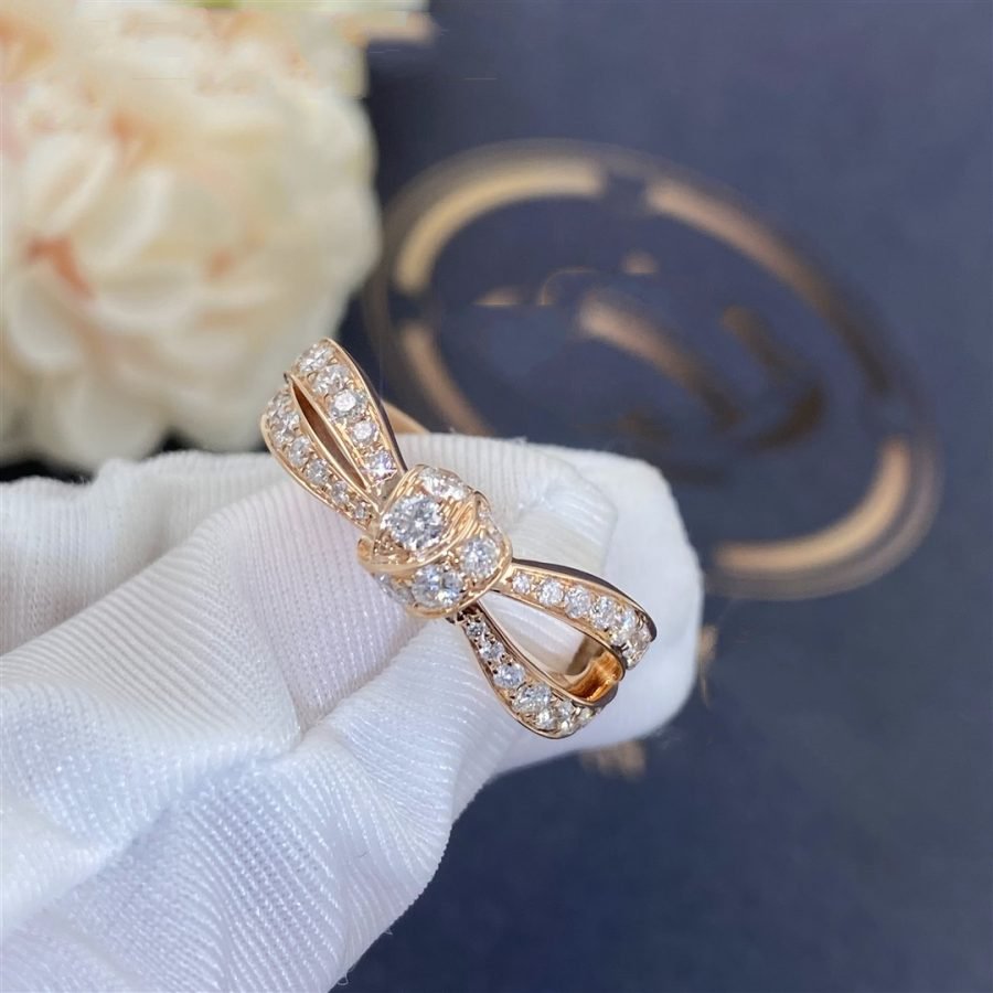 [Clover-Jewelry]LIENS PINK GOLD DIAMOND RING