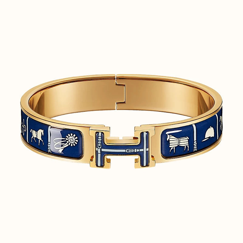 [Clover-Jewelry]H COUVERTURES DARK BLUE BRACELET