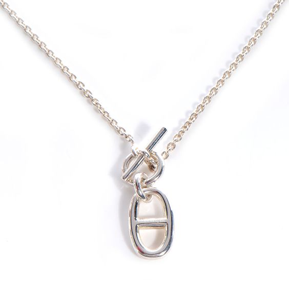 [Clover-Jewelry]HM CHAINE D'ANCRE PENDANT NECKLACE STERLING SILVER