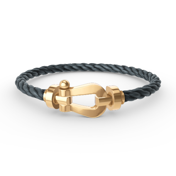 [Clover-Jewelry]FORCE LARGE HORSESHOE NO DIAMOND BRACELET GOLD