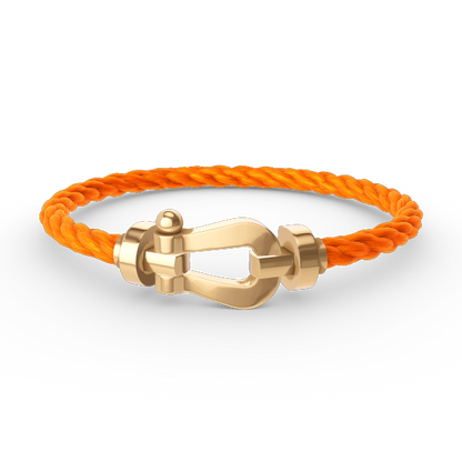 [Clover-Jewelry]FORCE LARGE HORSESHOE NO DIAMOND BRACELET GOLD