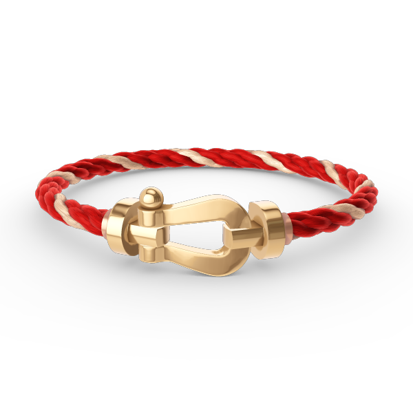 [Clover-Jewelry]FORCE LARGE HORSESHOE NO DIAMOND BRACELET GOLD