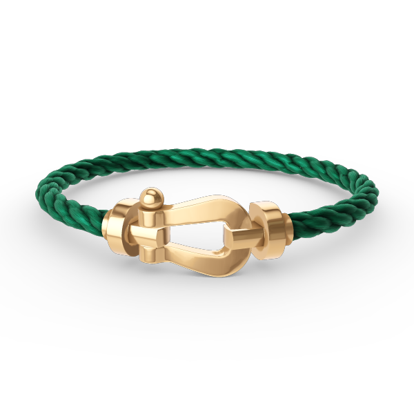 [Clover-Jewelry]FORCE LARGE HORSESHOE NO DIAMOND BRACELET GOLD