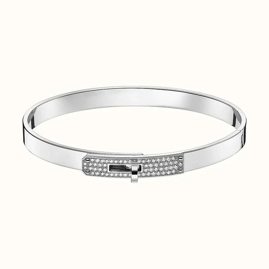 [Clover-Jewelry]KELLY SILVER DIAMOND BRACELET