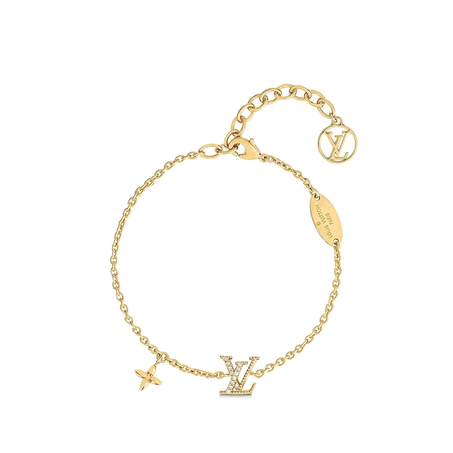 [Clover-Jewelry]LOGO STAR MOTIF GOLD BRACELET