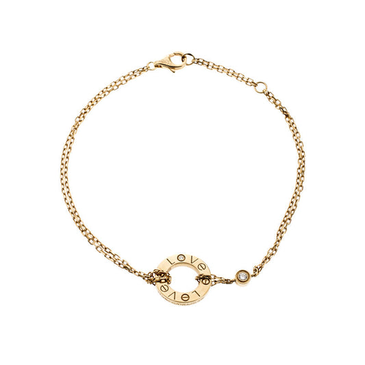 [Clover-Jewelry]LOVE BRACELET 2 DIAMOND