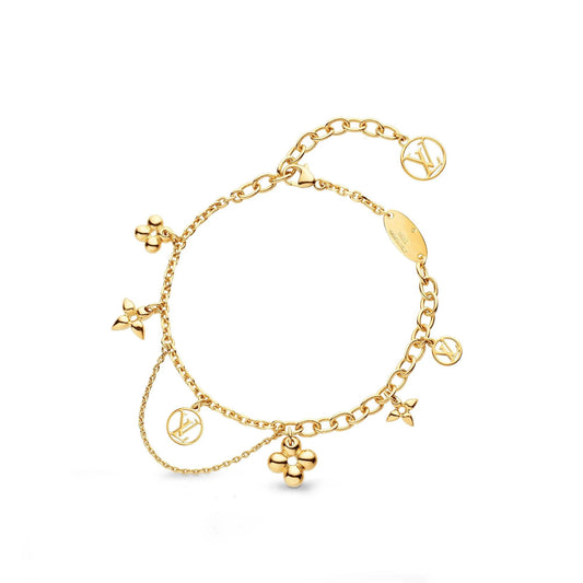 [Clover-Jewelry]BLOOMING PINK GOLD MOP BRACELET