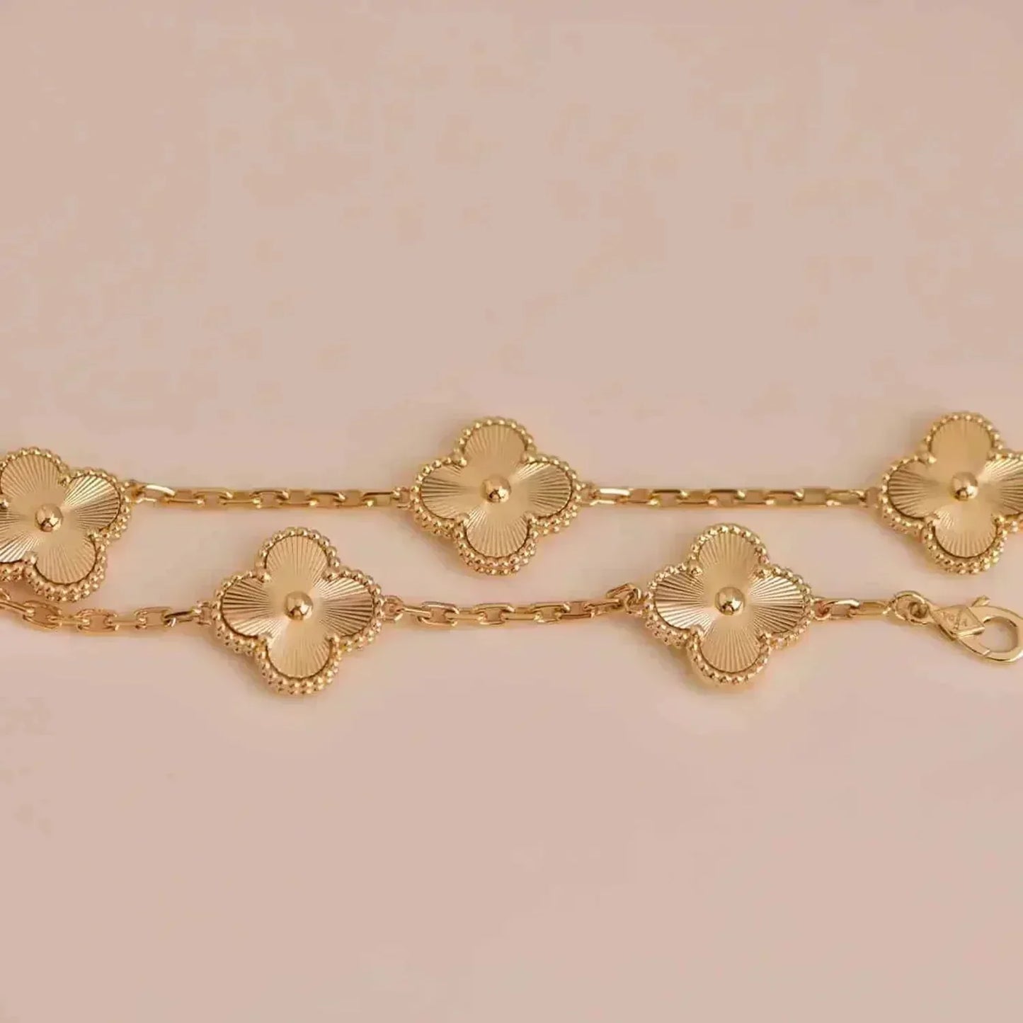 [Clover-Jewelry]CLOVER 5 FLOWERS LASER BRACELET