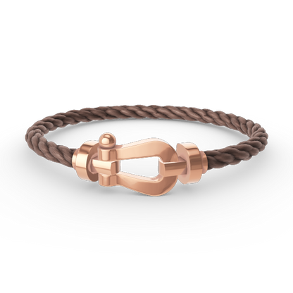 [Clover-Jewelry]FORCE LARGE HORSESHOE NO DIAMOND BRACELET ROSE GOLD