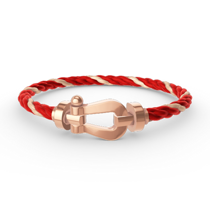 [Clover-Jewelry]FORCE LARGE HORSESHOE NO DIAMOND BRACELET ROSE GOLD