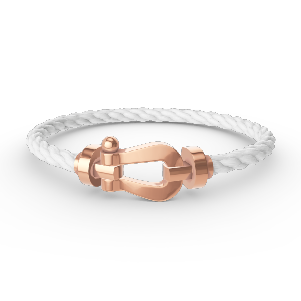 [Clover-Jewelry]FORCE LARGE HORSESHOE NO DIAMOND BRACELET ROSE GOLD