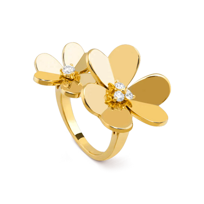 [Clover-Jewelry]CLOVER COMOS GOLD DIAMOND RING