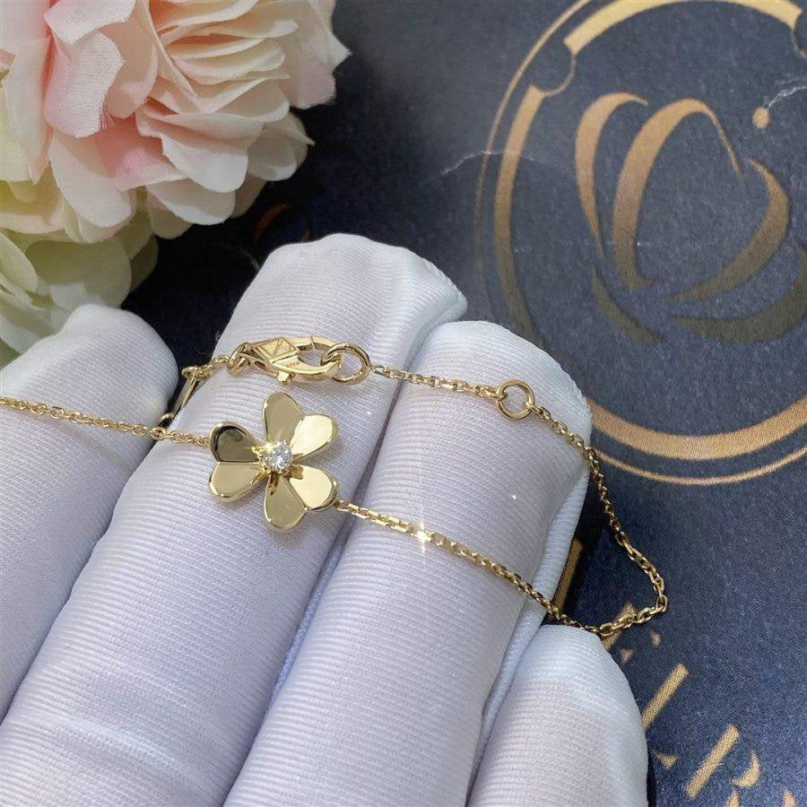 [Clover-Jewelry]FRIVOLE GOLD FLOWER BRACELET