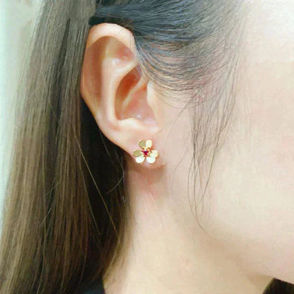 [Clover-Jewelry]FRIVOLE  FLOWER PINK EARRINGS