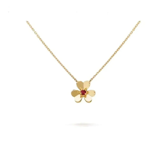 [Clover-Jewelry]FRIVOLE GOLD FLOWER NECKLACE