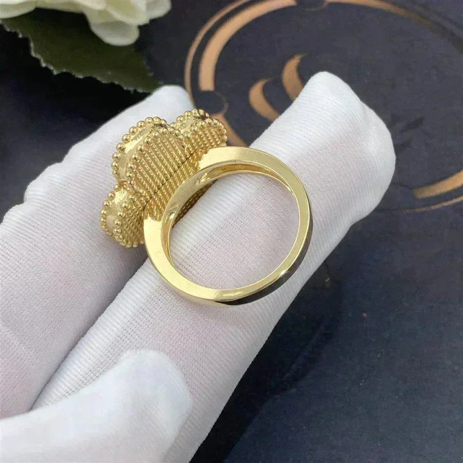 [Clover-Jewelry]CLOVER WHITE MOP RING