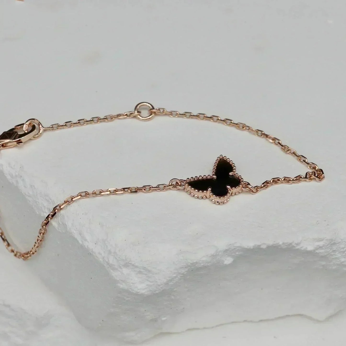 [Clover-Jewelry]BUTTERFLY ONYX  BUTTERFLY BRACELET