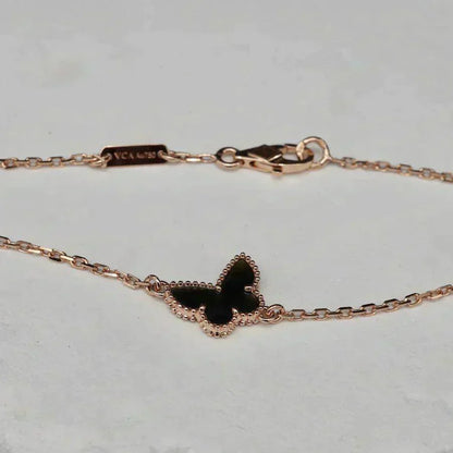 [Clover-Jewelry]BUTTERFLY ONYX  BUTTERFLY BRACELET