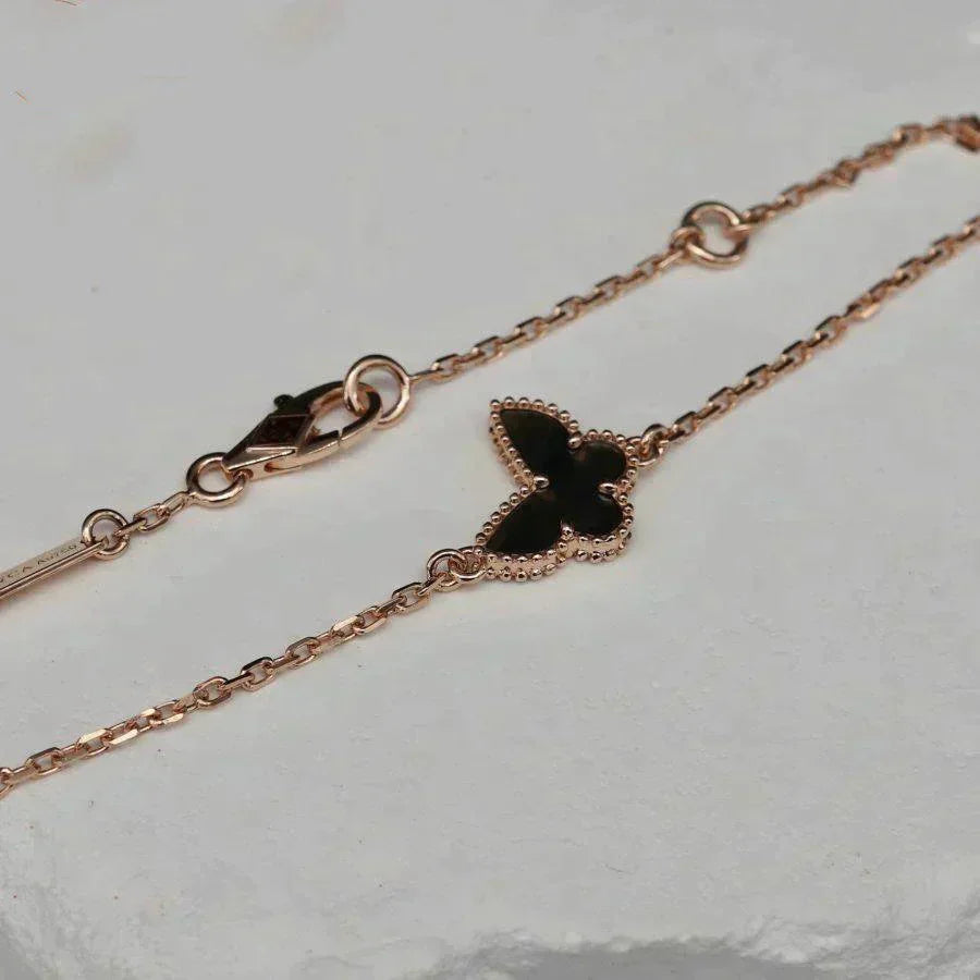 [Clover-Jewelry]BUTTERFLY ONYX  BUTTERFLY BRACELET