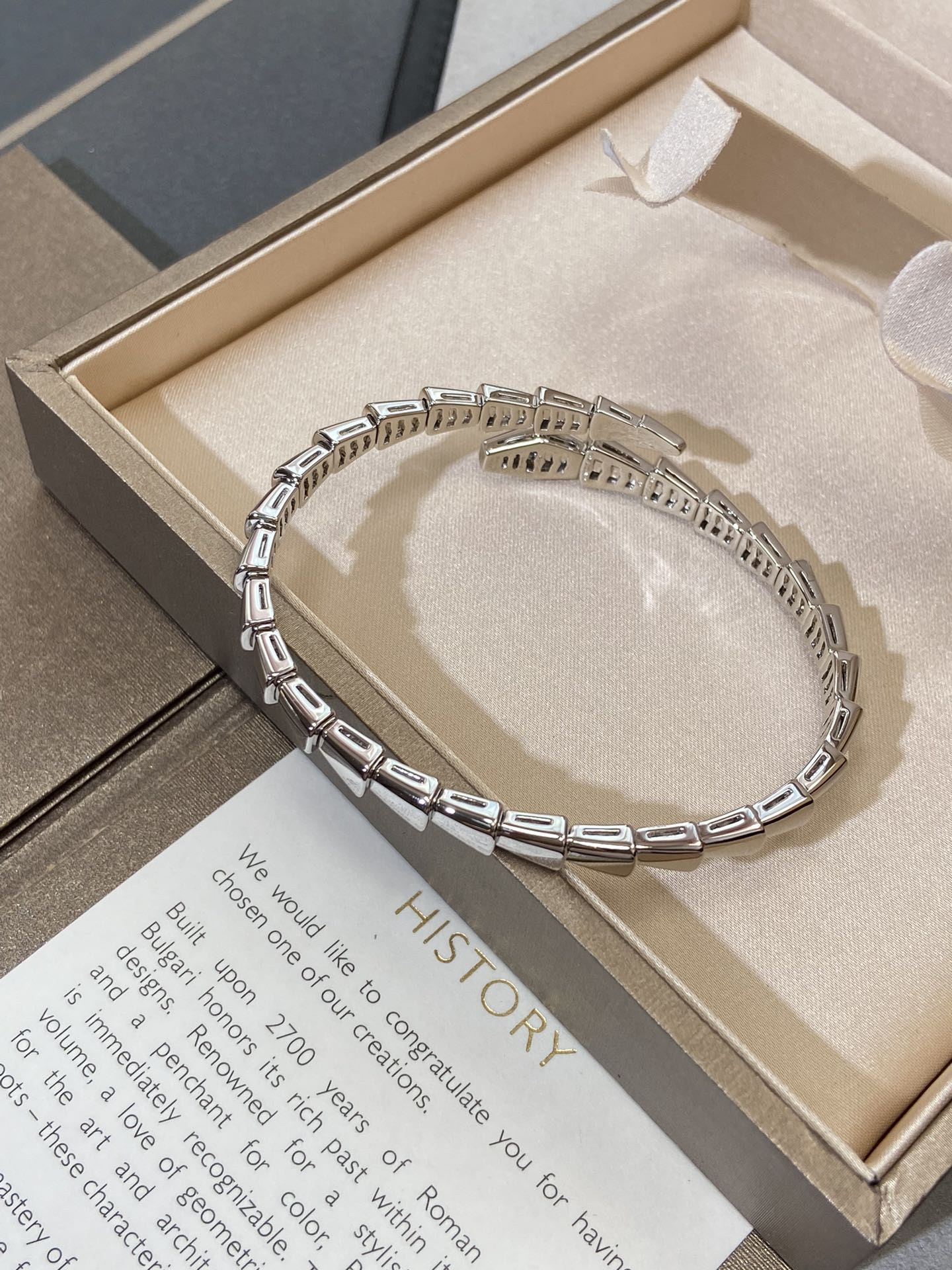 [Clover-Jewelry]SERPENTI VIPER SILVER BRACELET