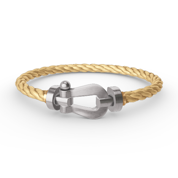 [Clover-Jewelry]FORCE LARGE HORSESHOE NO DIAMOND BRACELET SILVER