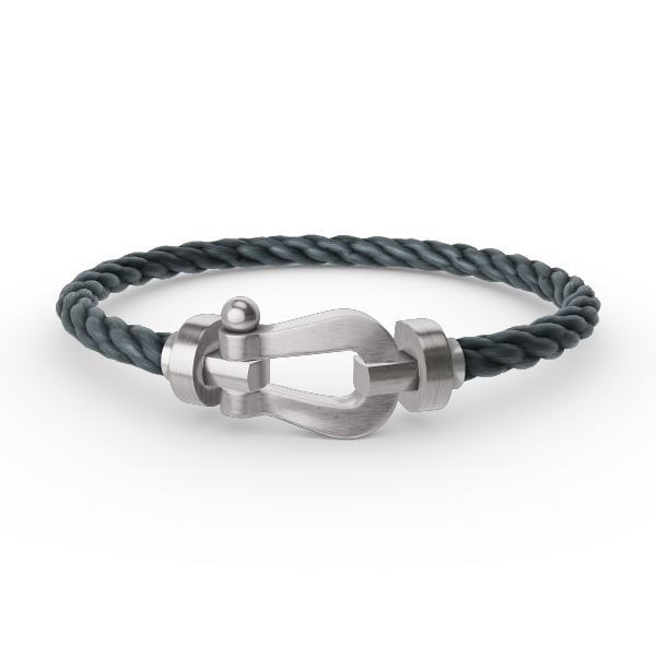 [Clover-Jewelry]FORCE LARGE HORSESHOE NO DIAMOND BRACELET SILVER